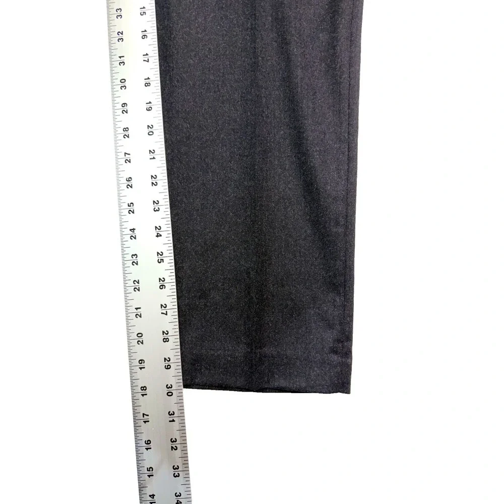 Banana Republic 34x30 Flannel Wool Dress Pants Trousers Vitale Barberis Canonico